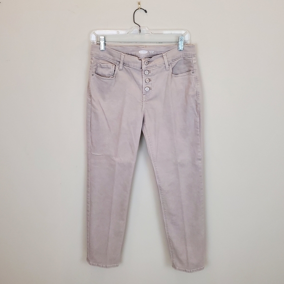 Old Navy Boyfriend mid-rise button fly jeans pants size 2 - Picture 5 of 11